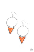 Load image into Gallery viewer, Sahara Shark - Orange Earring
