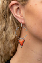 Load image into Gallery viewer, Sahara Shark - Orange Earring
