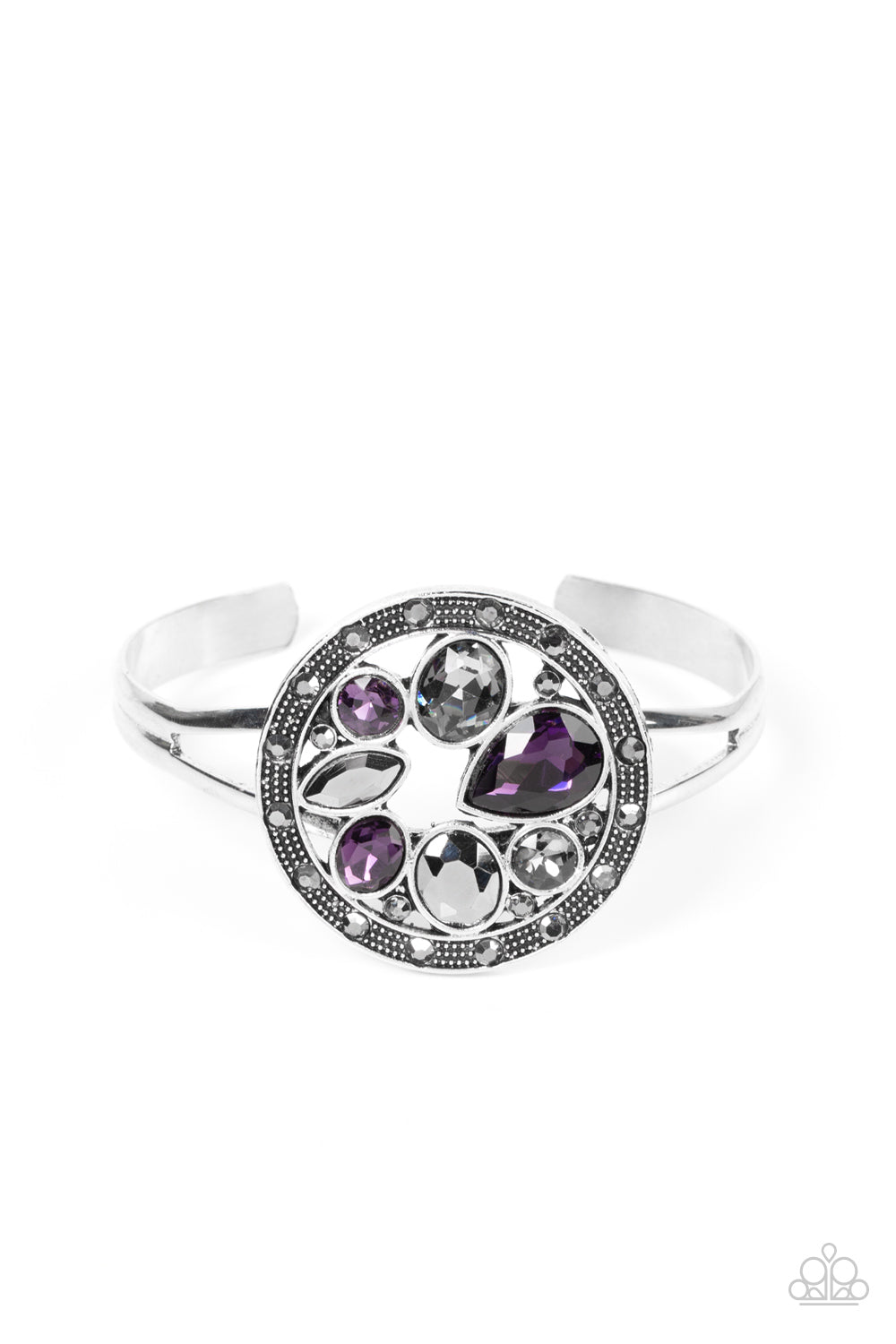 Time to Twinkle - Purple (Cuff) Bracelet