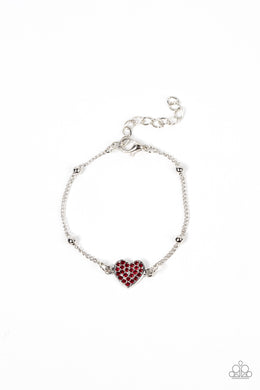 Heartachingly Adorable - Red Bracelet freeshipping - JewLz4u Gemstone Gallery