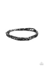 Load image into Gallery viewer, Block Bash - Black (Gunmetal) Bracelet
