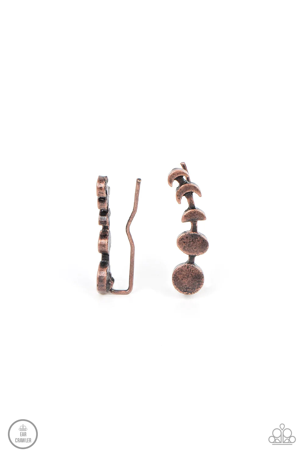 It's Just a Phase - Copper Post Earring