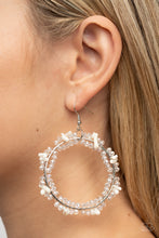 Load image into Gallery viewer, Ocean Surf - White (Shell-Like) Earring
