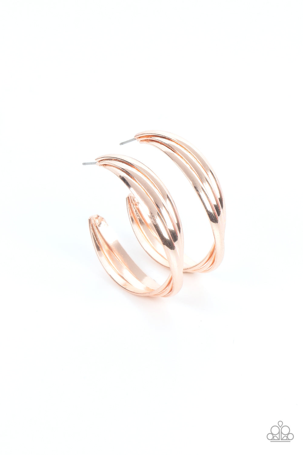 Curvy Charmer - Rose Gold Earring