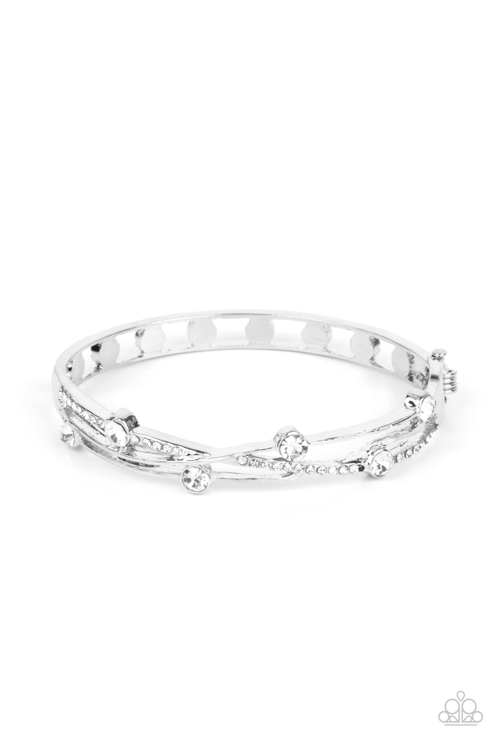 Slammin' Sparkle - White (Rhinestone) Bracelet