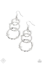 Load image into Gallery viewer, Revolving Radiance - White (Rhinestone) Earring (FFA-0322)
