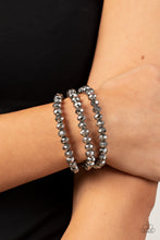 Load image into Gallery viewer, Supernova Sultry - Silver (Hematite) Bracelet
