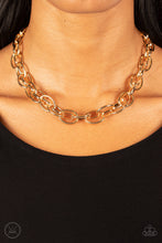 Load image into Gallery viewer, Tough Crowd - Gold (Choker) Necklace
