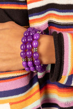 Load image into Gallery viewer, Coastal Coastin - Purple Bracelet
