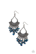 Load image into Gallery viewer, Chromatic Cascade - Blue Earring
