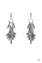 Load image into Gallery viewer, Fan of Glam - Silver (Hematite) Earring
