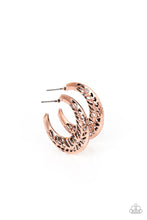 Load image into Gallery viewer, Wanderlust Wilderness - Copper Hoop Earring
