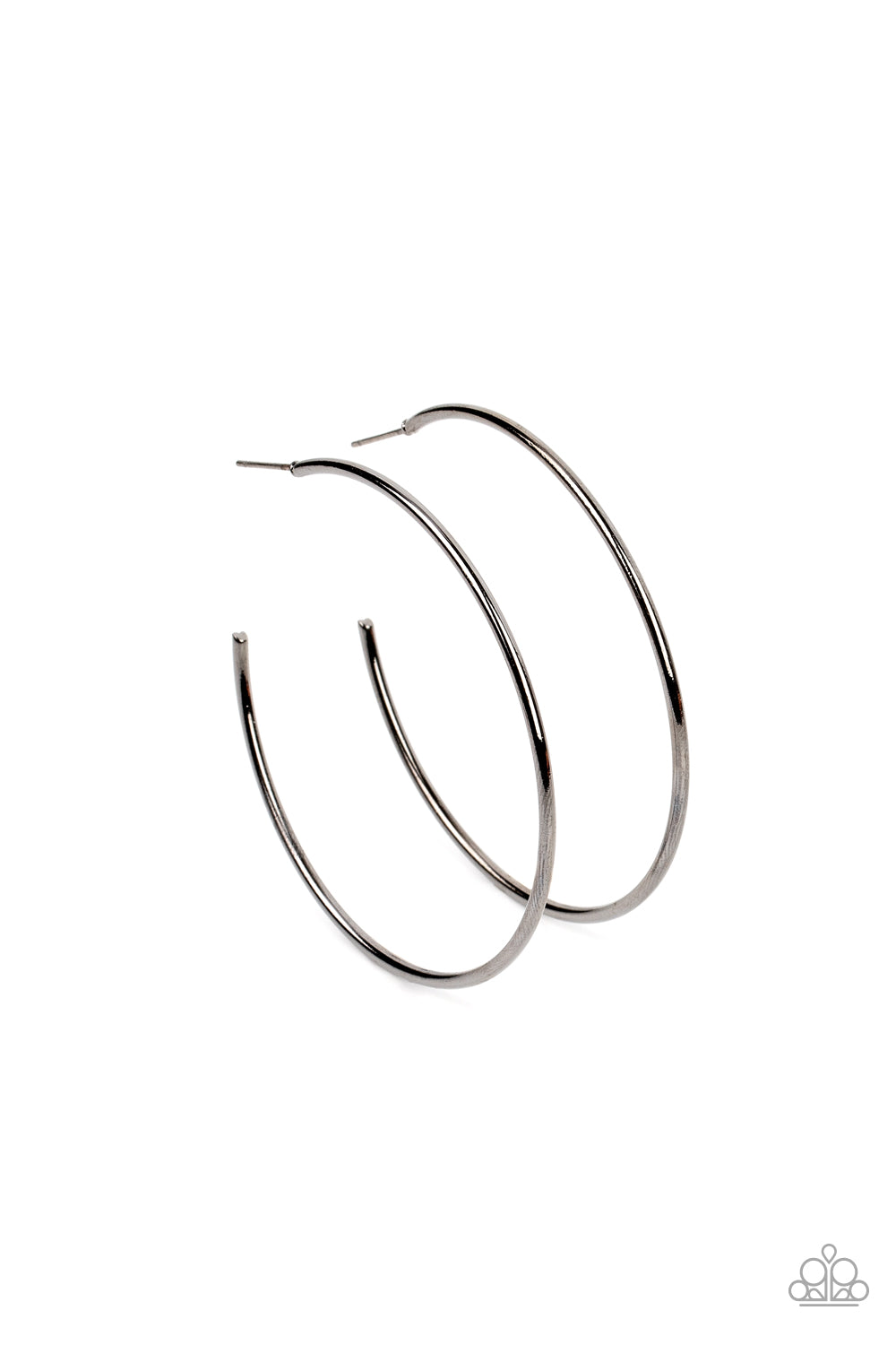 Can I Get a HOOP HOOP - Black (Gunmetal) Earring