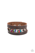 Load image into Gallery viewer, Tropical Trek - Multi (Multicolored Shell-Like Accents) Bracelet
