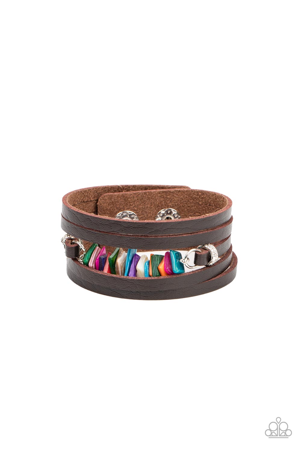 Tropical Trek - Multi (Multicolored Shell-Like Accents) Bracelet