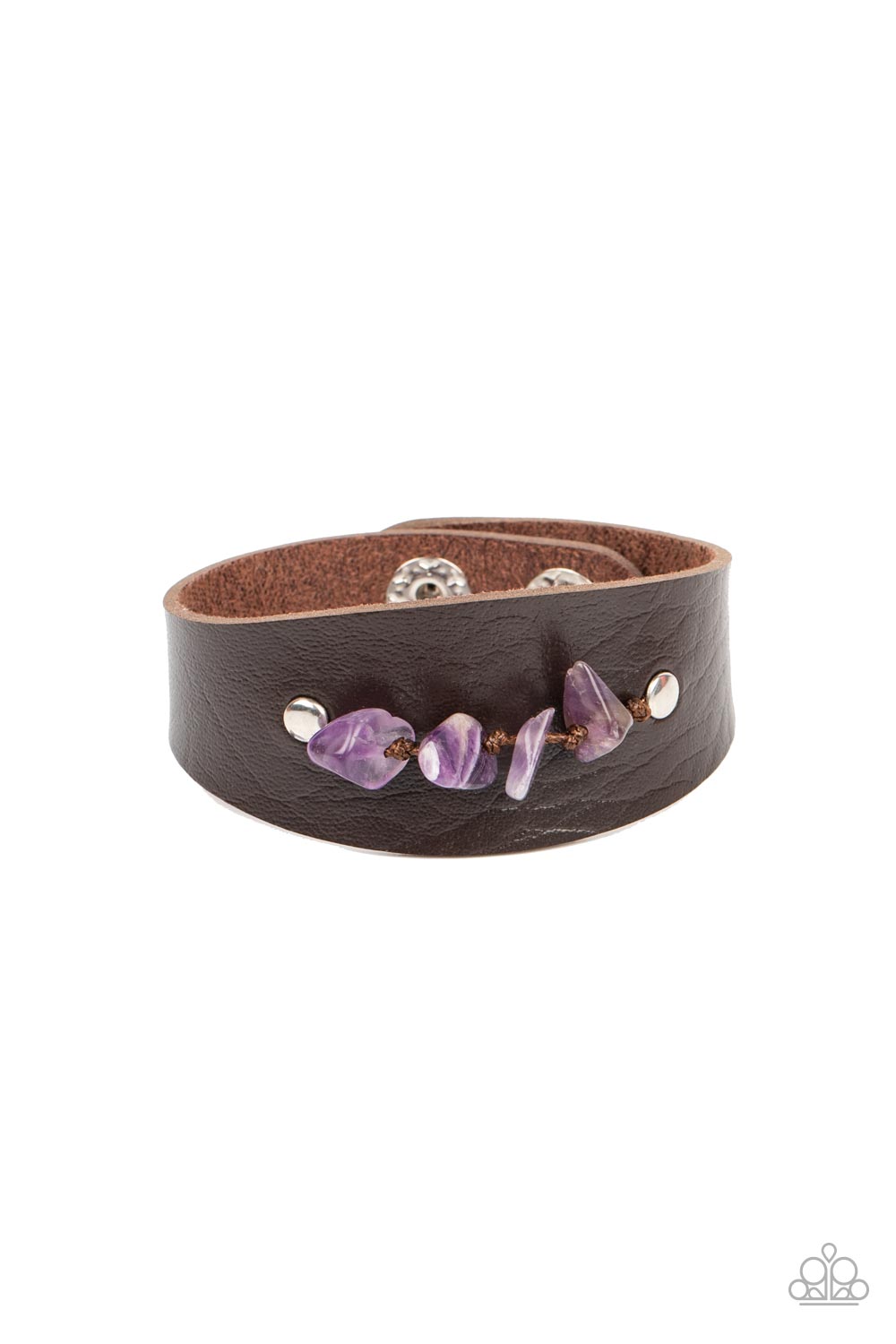 Colorful Canyoneer - Purple (Amethyst Pebbles) Bracelet