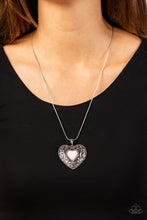 Load image into Gallery viewer, Wholeheartedly Whimsical - White (Heart) Necklace

