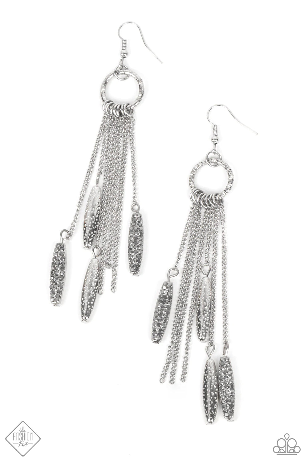 Thrifty Tassel - Silver Earring (MM-0222)