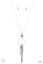 Load image into Gallery viewer, Tastefully Tasseled - Silver Necklace (MM-0222)
