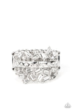 Load image into Gallery viewer, Scattered Sensation - White (Rhinestone) Ring
