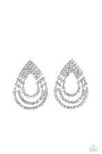 Load image into Gallery viewer, Take a POWER Stance - White Post Earring
