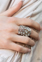 Load image into Gallery viewer, Radiantly Rising - White (Rhinestone) Ring (FFA-0322)
