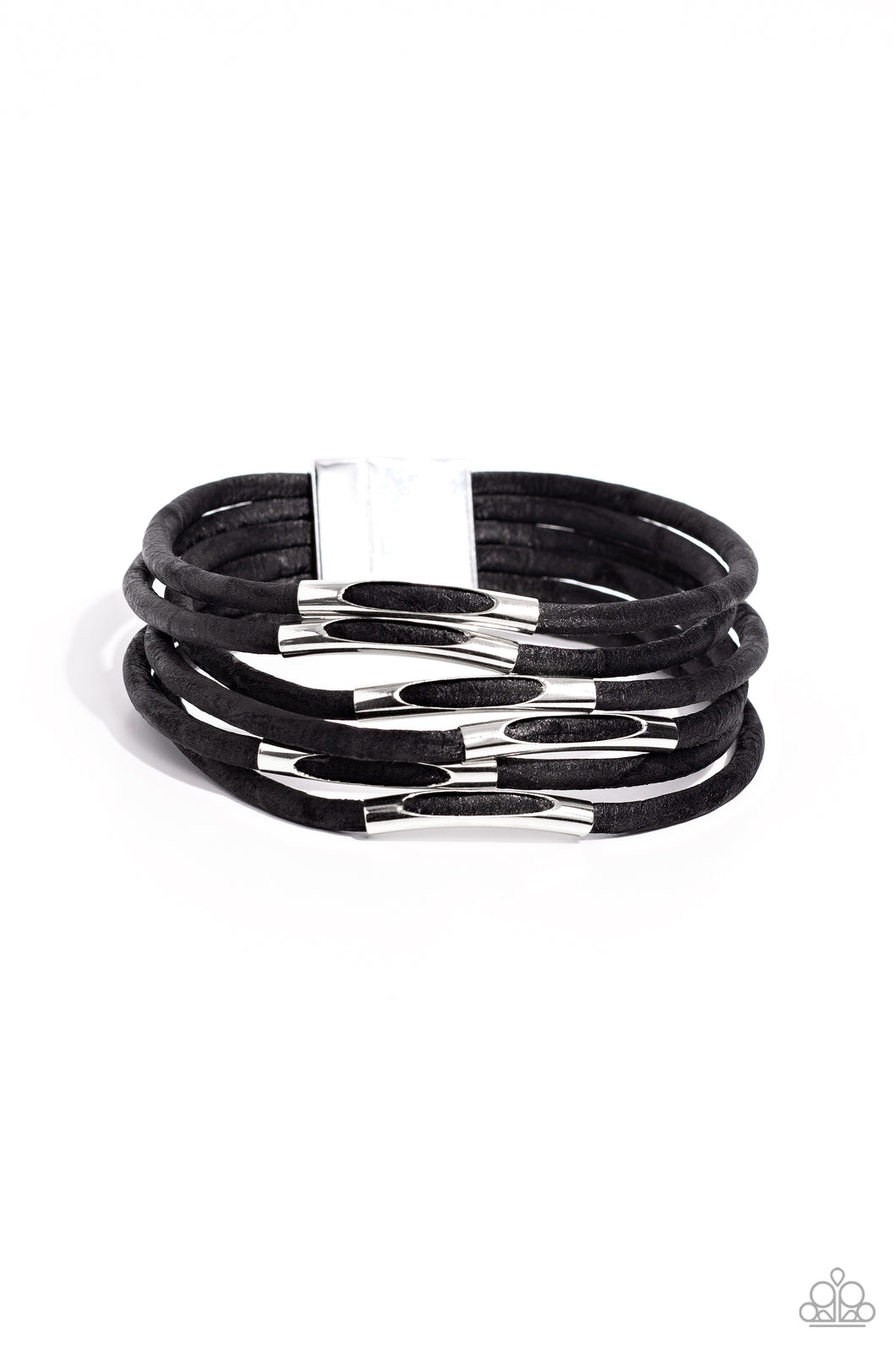 Magnetic Personality - Black (Cord) Bracelet