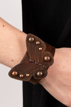 Load image into Gallery viewer, Butterfly Farm - Copper (Studs) Leather Butterfly Bracelet
