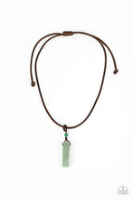 Load image into Gallery viewer, Comes Back ZEN-fold - Green Necklace
