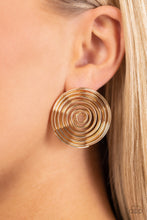 Load image into Gallery viewer, COIL Over - Gold (Post) Earring
