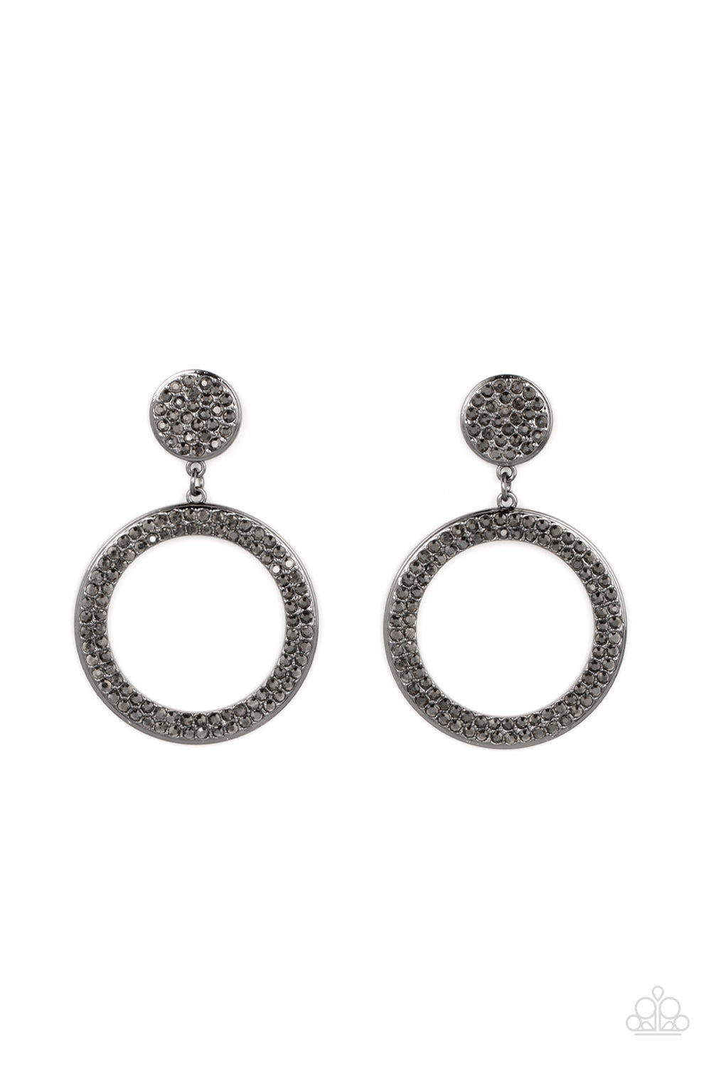 GLOW You Away - Black (Gunmetal) Post Earring