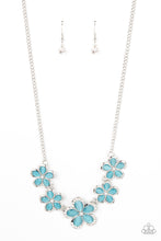 Load image into Gallery viewer, Garden Daydream - Blue (Cat&#39;s Eye Necklace) Necklace
