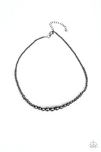 Load image into Gallery viewer, Beg, Borrow, or STEEL - Black Urban Necklace
