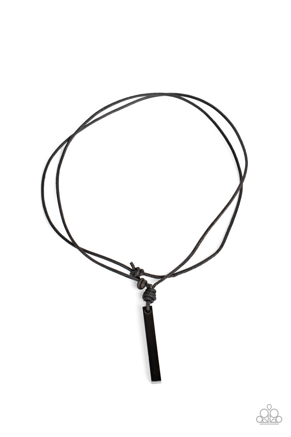 Mechanical Maintenance - Black (Gunmetal Pendant) Necklace