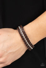 Load image into Gallery viewer, Pretty, Pretty PLEATS - Brown Urban Bracelet
