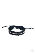 Load image into Gallery viewer, Pretty, Pretty PLEATS - Black Urban Bracelet
