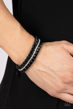 Load image into Gallery viewer, Pretty, Pretty PLEATS - Black Urban Bracelet
