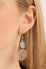 Load image into Gallery viewer, Ocean Orchard - Orange Earring
