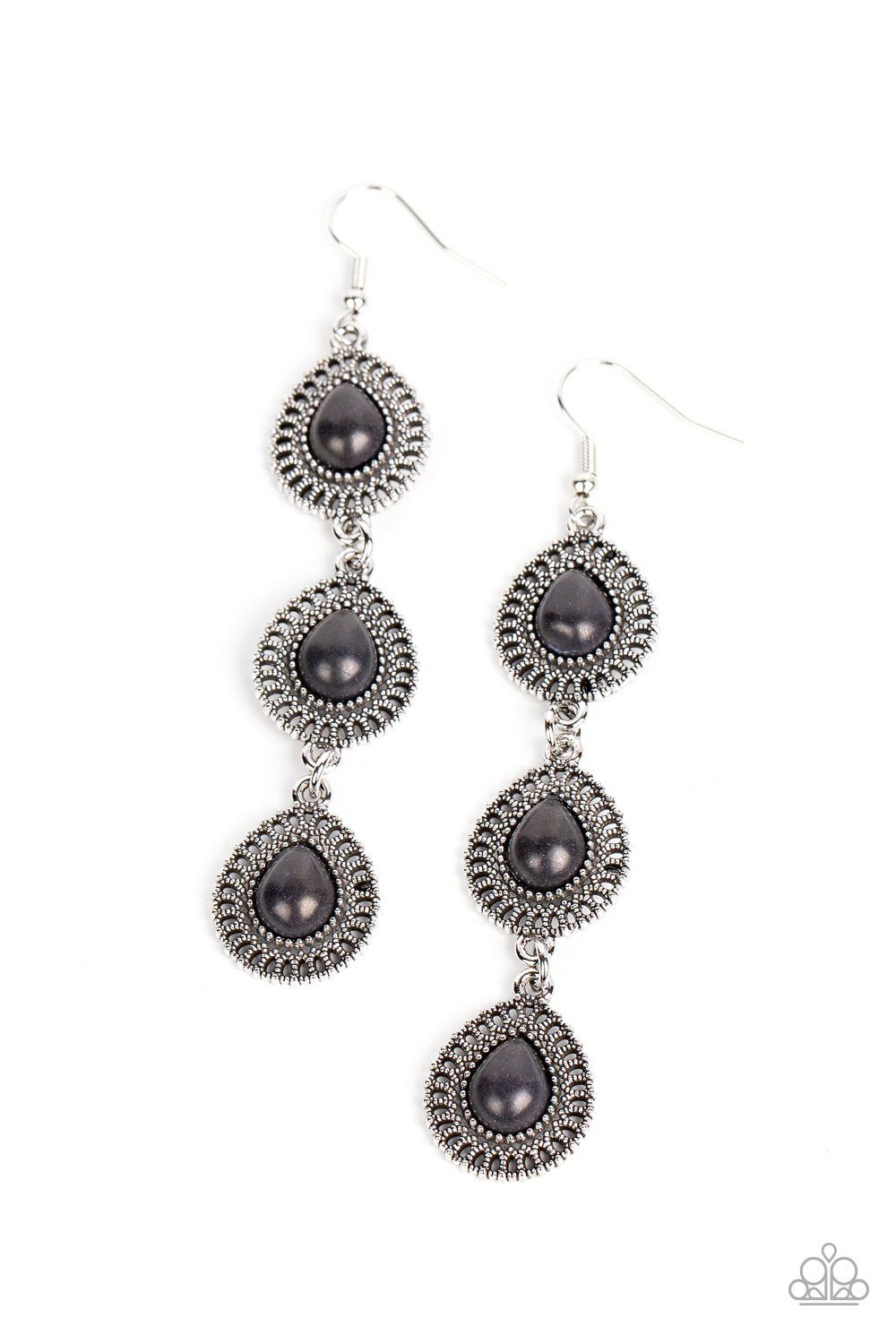 Desertscape Dweller - Black Earring