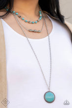 Load image into Gallery viewer, Sahara Symphony - Blue (Turquoise) Necklace (SSF-0621)
