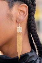 Load image into Gallery viewer, Dramatically Deco - Gold Earring
