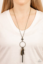 Load image into Gallery viewer, Tastefully Tasseled - Brass Necklace
