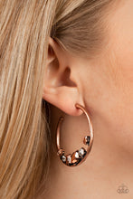 Load image into Gallery viewer, Attractive Allure - Copper Earring
