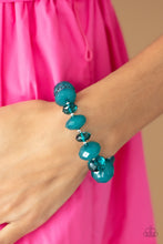 Load image into Gallery viewer, Keep GLOWING Forward - Blue Bracelet
