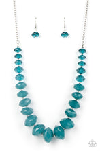 Load image into Gallery viewer, Happy-GLOW-Lucky - Blue Necklace

