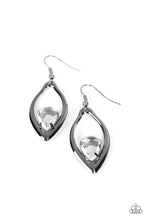 Load image into Gallery viewer, Beautifully Bejeweled - Black (Gunmetal) Earring
