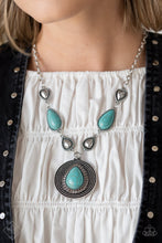Load image into Gallery viewer, Saguaro Soul Trek - Blue (Turquoise) Necklace (SSF-0422)
