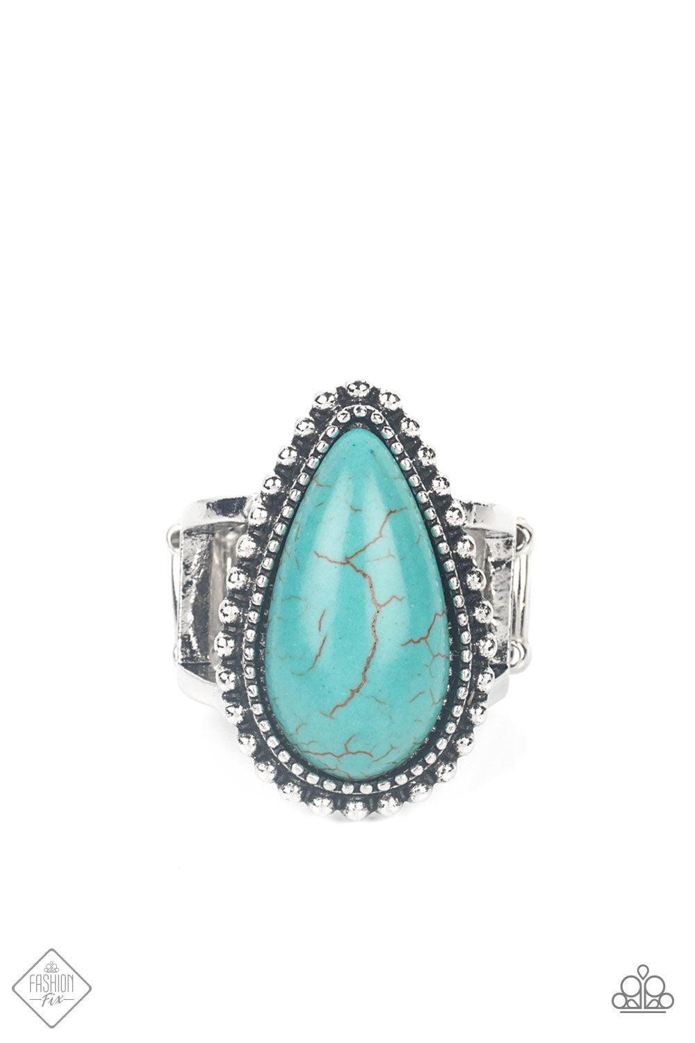 Urban Elements - Blue (Turquoise) Ring (SSF-0422)