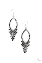 Load image into Gallery viewer, GLOWING off the Deep End - Silver (Smoky Hematite) Earring
