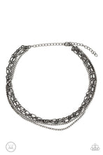 Load image into Gallery viewer, Glitter and Gossip - Black Choker Necklace
